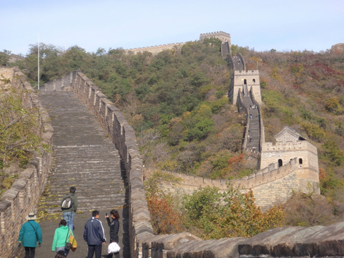 Part of the Great Wall of China.
